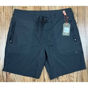 NWT Howler Bros Horizon Hybrid Shorts Black Hiking Outdoor Performance Sz 36